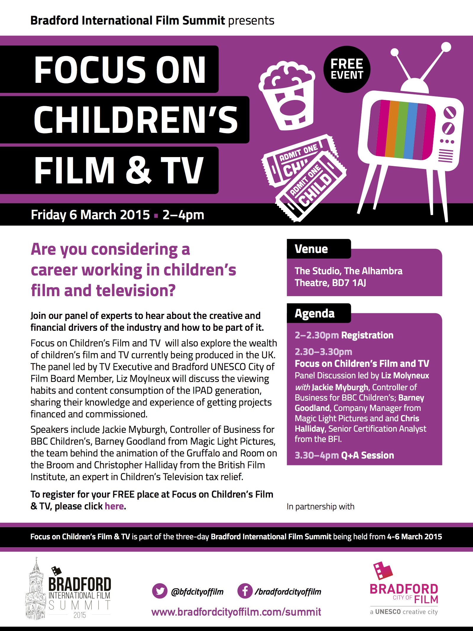 BIFS Childrens Film TV eFlyer